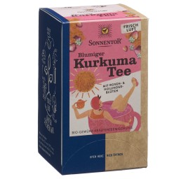 SONNENTOR blumiger Kurkuma Tee BIO sach 18 pce