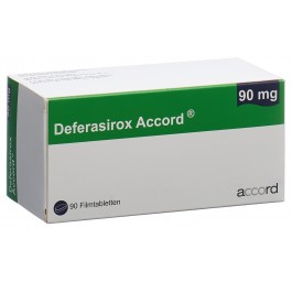 DEFERASIROX Accord cpr pell 90 mg 90 pce