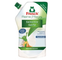 FROSCH Pure Care savon sensitive refill 500 ml