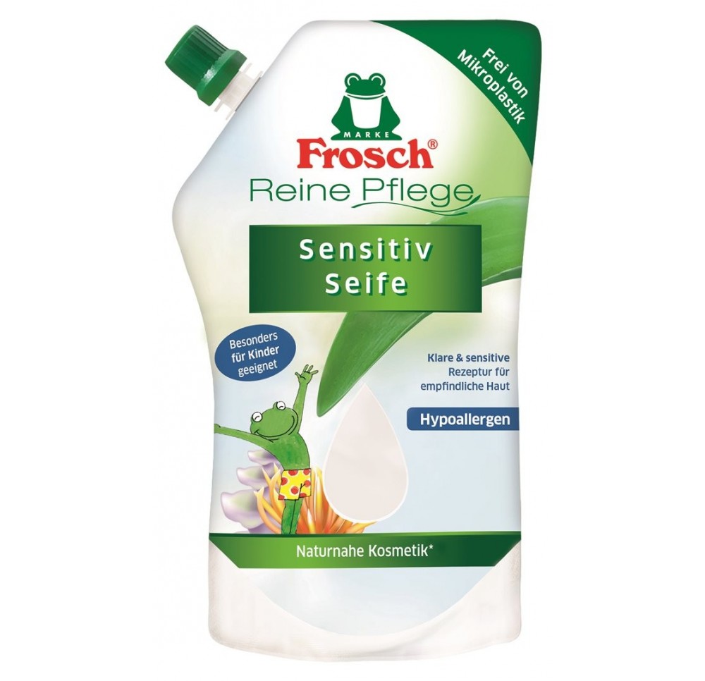 FROSCH Pure Care savon sensitive refill 500 ml