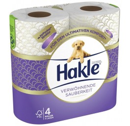 HAKLE papier toilette propreté soignée 4 pce