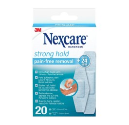 3M NEXCARE Strong Hold 2 tailles assorties 20 pce