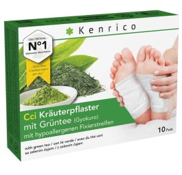 KENRICO emplâtre végétal thé-vert 10 pce