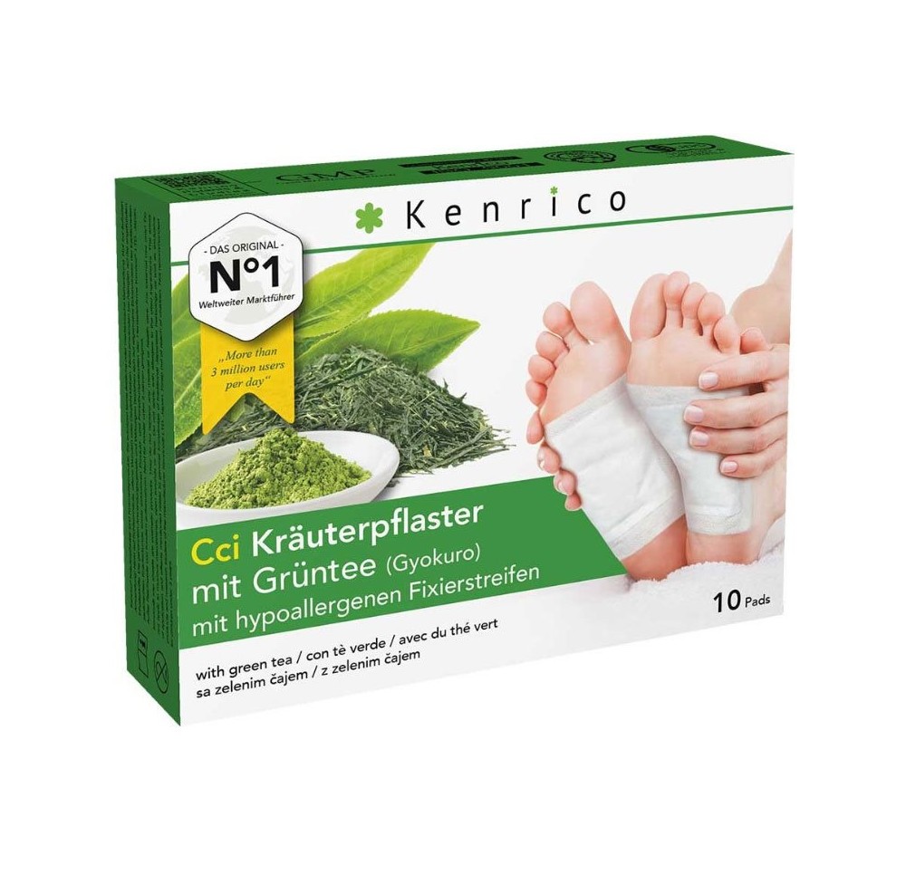 KENRICO emplâtre végétal thé-vert 10 pce KENRICO emplâtre végétal thé-vert 10 pce