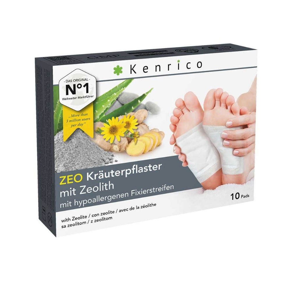 KENRICO emplâtre végétal zéolite 10 pce KENRICO emplâtre végétal zéolite 10 pce