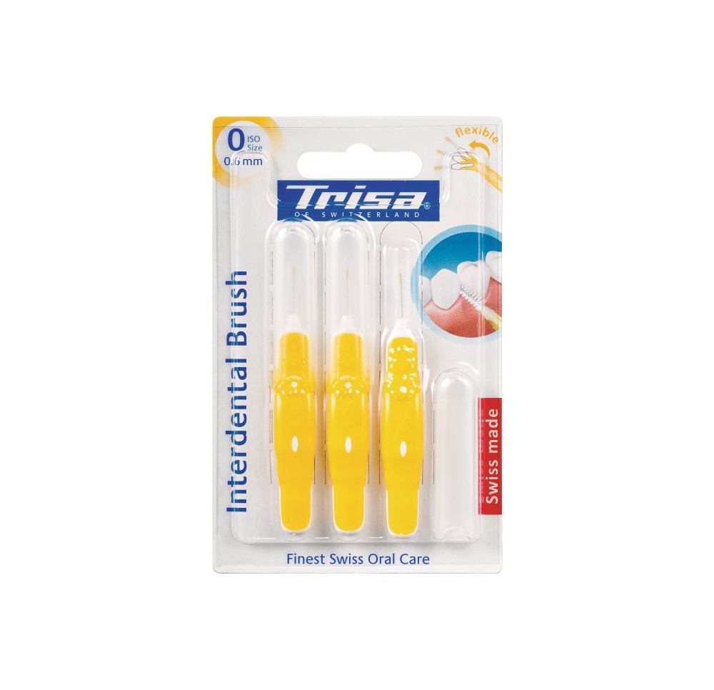 TRISA Interdental Brush ISO 0 0.6mm 3 pce TRISA Interdental Brush ISO 0 0.6mm 3 pce