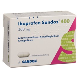 IBUPROFENE Sandoz cpr pell 400 mg 50 pce