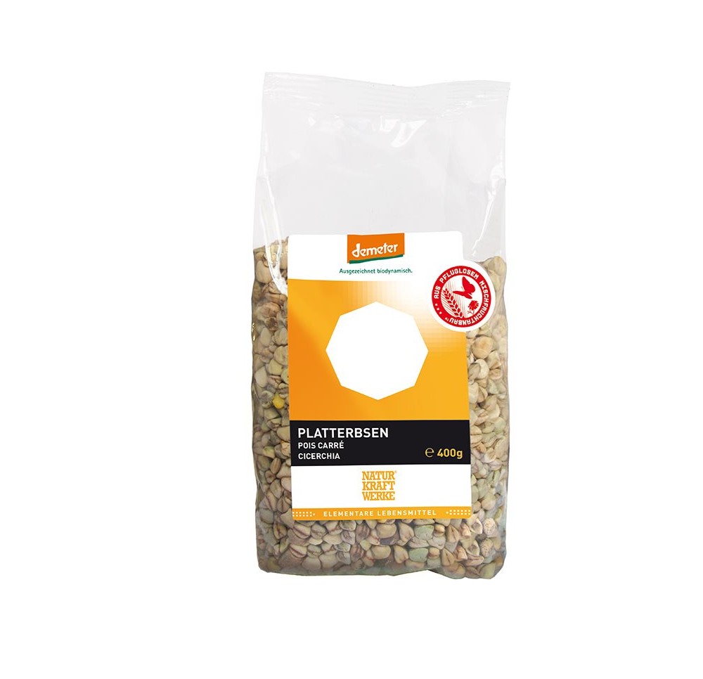 NATURKRAFTWERKE Pois carré Demeter sach 400 g NATURKRAFTWERKE Pois carré Demeter sach 400 g