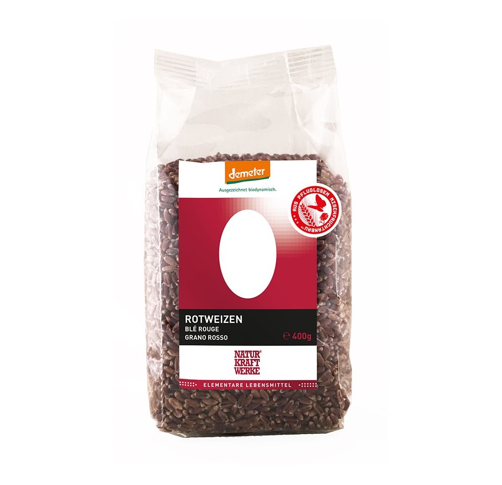 NATURKRAFTWERKE Blé rouge Demeter sach 400 g