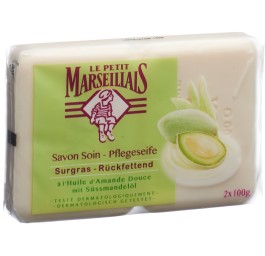 LE PETIT MARSEILLAIS savon amande douce 2 x 100 g