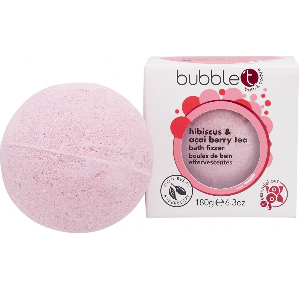 BUBBLE T Hibiscus&Acai Berry Tea Bath Bomb 180 g