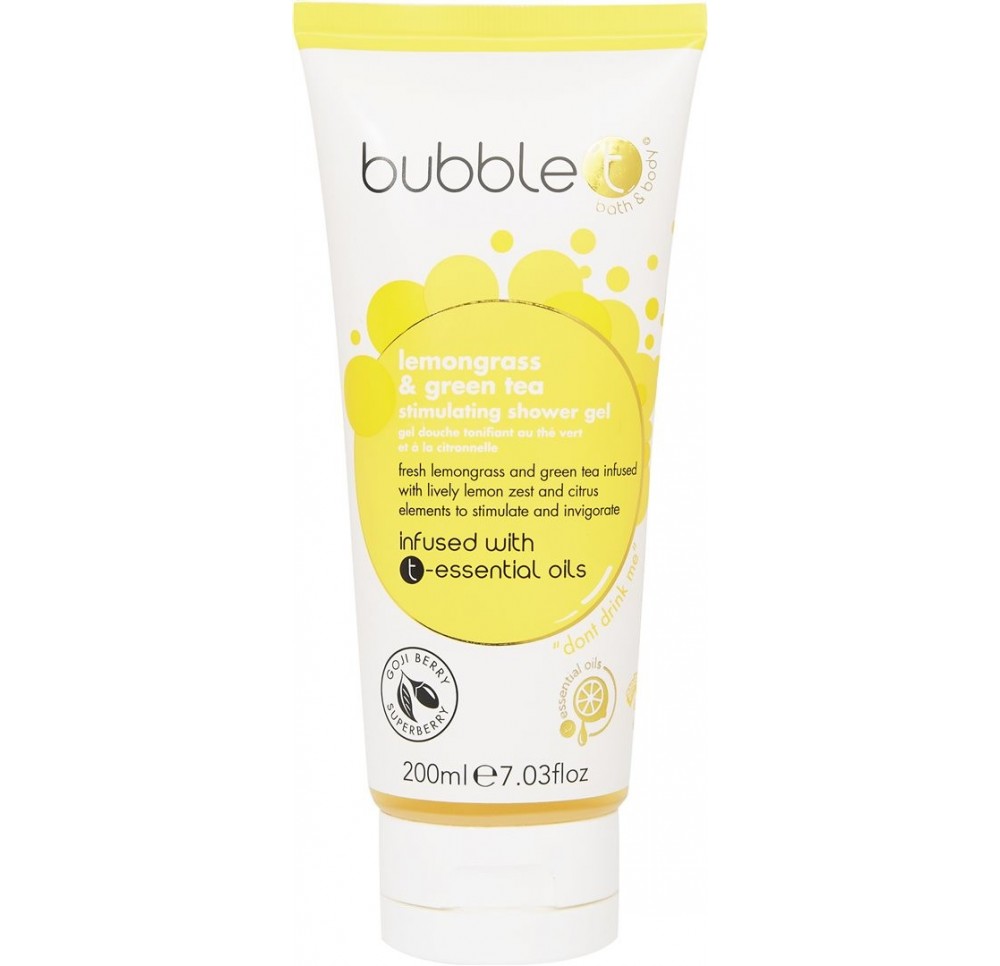 BUBBLE T Lemongrass&Green Tea Show Gel 200 ml