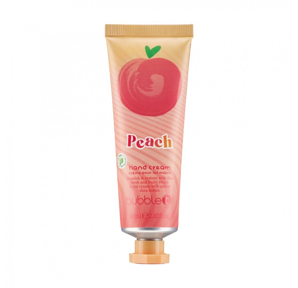 BUBBLE T Tastea Hand Cream Peach 60 ml