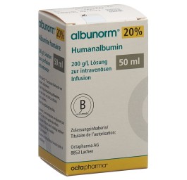ALBUNORM 20 % 20 g/100ml 100ml fl ver