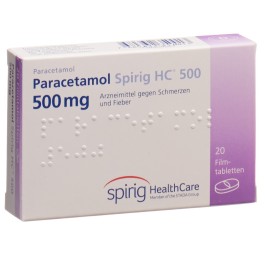 PARACETAMOL Spirig HC cpr pell 500 mg 20 pce