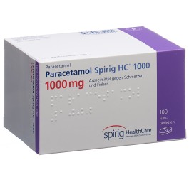PARACETAMOL Spirig HC cpr pell 1000 mg 100 pce