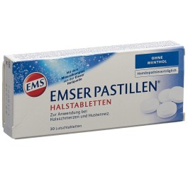 EMSER pastilles sans menthol 30 pce