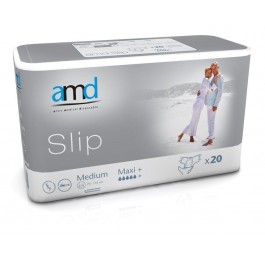 AMD Slip Maxi+ 3600ml 83x70cm M gris 20 pce