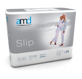 AMD Slip Maxi+ 4400ml 100x85cm XL gris 20 pce