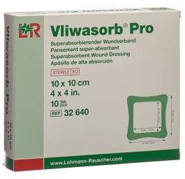 VLIWASORB Pro pansement 10x10cm 10 pce