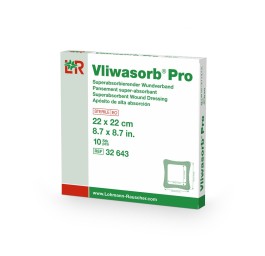 VLIWASORB Pro pansemement 22x22cm 10 pce