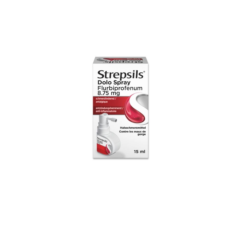 STREPSILS Dolo Flurbiprofène spray fl 15 ml STREPSILS Dolo Flurbiprofène spray fl 15 ml
