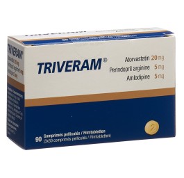 TRIVERAM cpr pell 20/5/5mg 3 bte 30 pce
