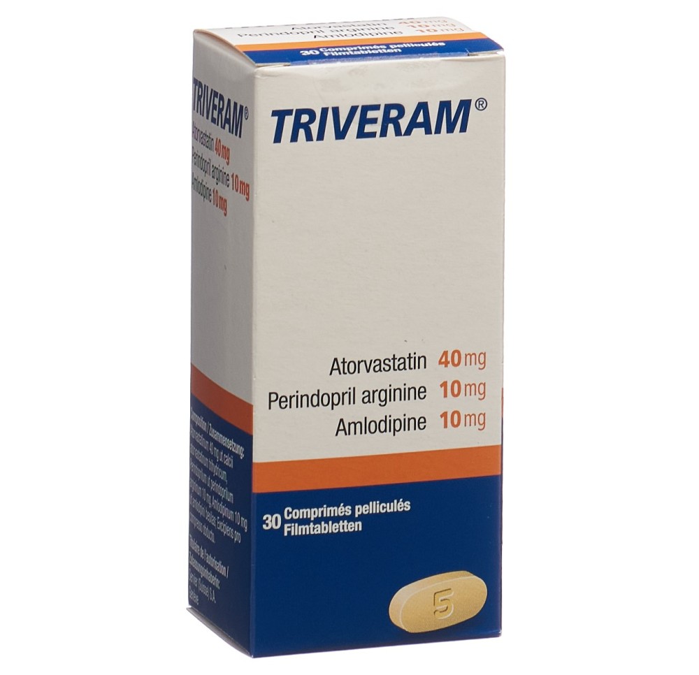 TRIVERAM cpr pell 40/10/10mg bte 30 pce TRIVERAM cpr pell 40/10/10mg bte 30 pce