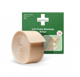 CEDERROTH Soft Foam bandage 6cmx4.5m beige