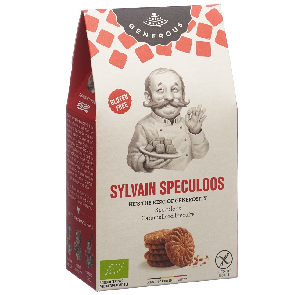 GENEROUS Sylvain speculoos s gluten 100 g GENEROUS Sylvain speculoos s gluten 100 g