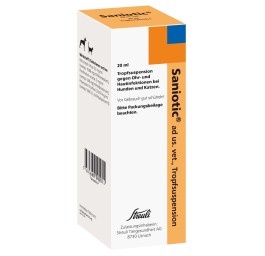 SANIOTIC suspension en gouttes ad us. vet. 20 ml