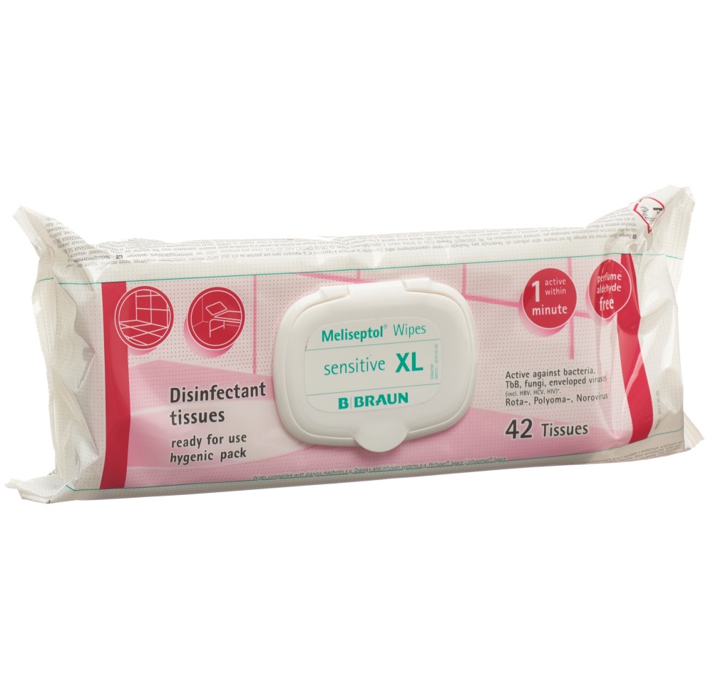 MELISEPTOL wipes sensitive XL (Flowpack) MELISEPTOL wipes sensitive XL (Flowpack)