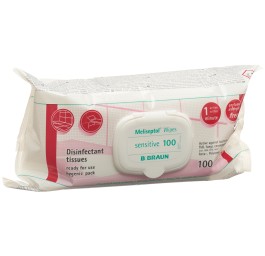 MELISEPTOL wipes sensitive 100 (Flowpack)