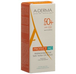 A-DERMA PROTECT-AC Fluide matifiant SPF50+ 40 ml