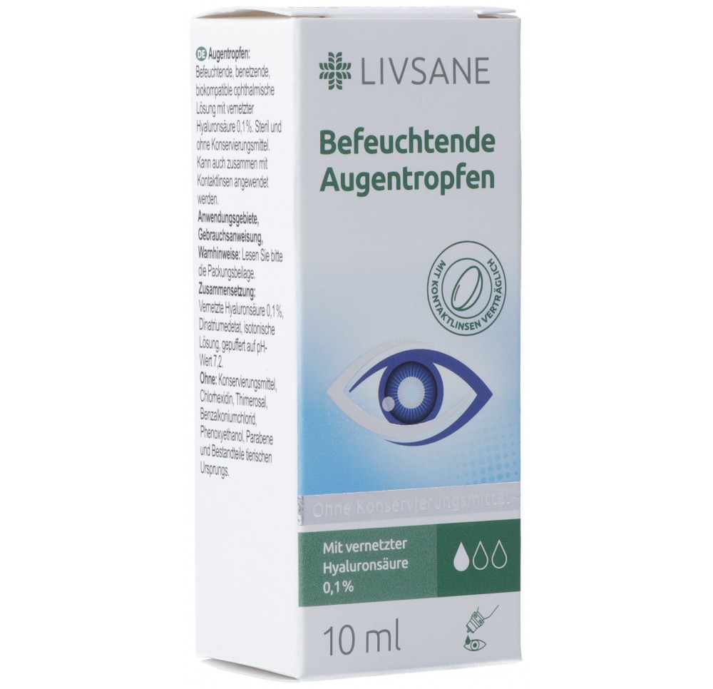 LIVSANE Gouttes oculaires hydratantes fl 10 ml