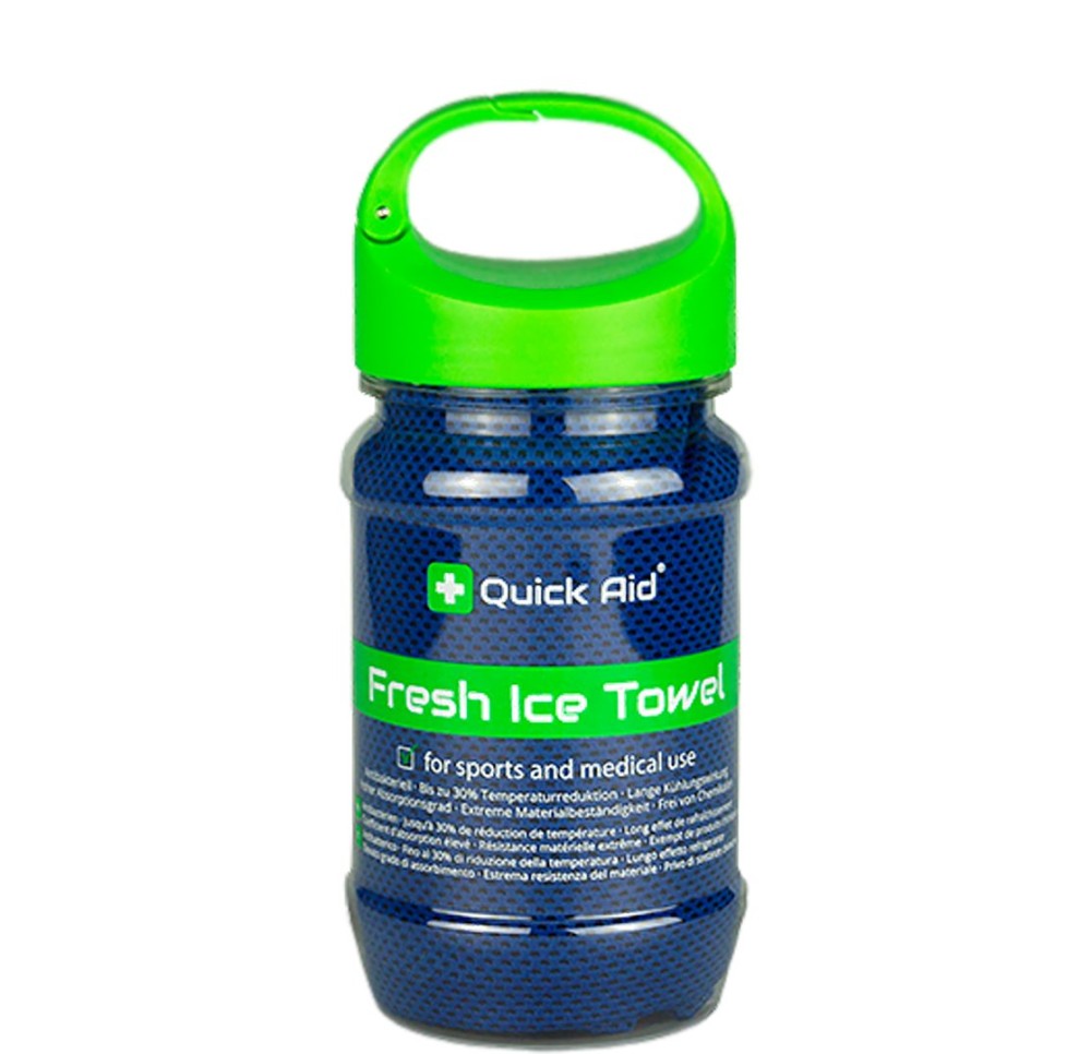 QUICK AID Fresh Ice Towel 34x80cm bleu box