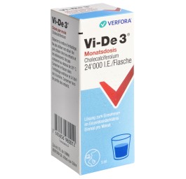 VI-DE 3 dose par mois sol 24000 UI/5ml fl 5 ml