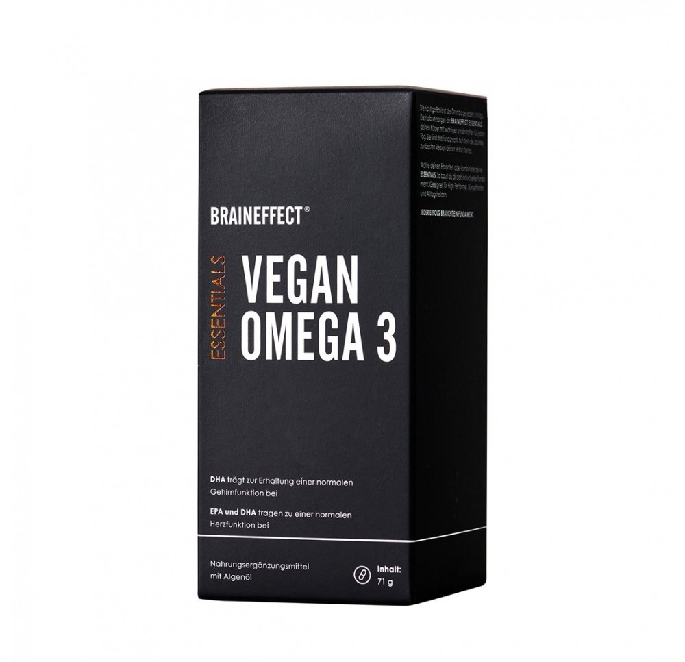 BRAINEFFECT Vegan Omega 3 caps bte 60 pce