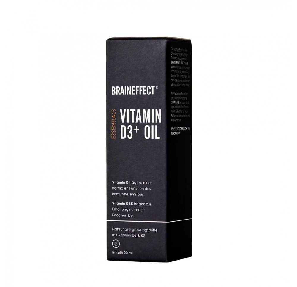 BRAINEFFECT Vitamin D3+ huile fl 20 ml