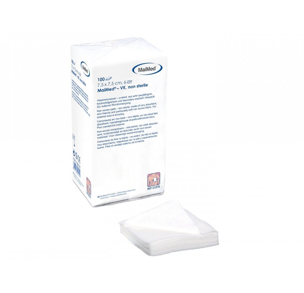 MAIMED compresse cellulose 7.5x7.5cm n st 100 pce