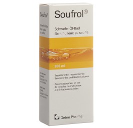 SOUFROL bain huileux au soufre fl 300 ml