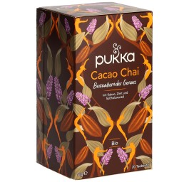PUKKA Cacao Chai thé bio sach 20 pce