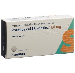 PRAMIPEXOLE ER Sandoz cpr ret 1.5 mg 30 pce