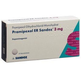 PRAMIPEXOLE ER Sandoz cpr ret 3 mg 30 pce