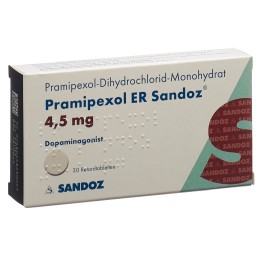 PRAMIPEXOLE ER Sandoz cpr ret 4.5 mg 30 pce