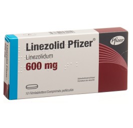 LINEZOLID Pfizer cpr pell 600 mg 10 pce