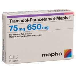 TRAMADOL-PARACETAMOL Mepha 75/650 mg 10 pce
