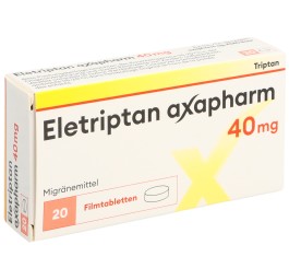 ELETRIPTAN Axapharm cpr pell 40 mg 20 pce
