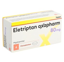 ELETRIPTAN Axapharm cpr pell 80 mg 6 pce
