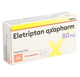ELETRIPTAN Axapharm cpr pell 80 mg 20 pce
